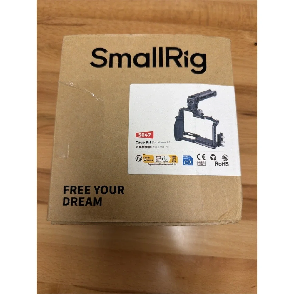 SmallRig 5647 Cage Kit w Top Handle for Nikon‎ ZR30 Camera Open Box
